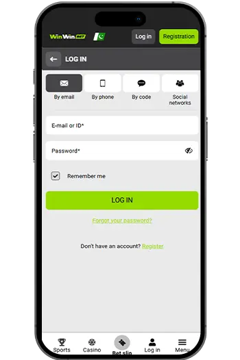 Sign into Your Account WinWin